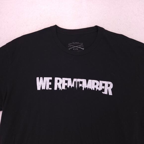 Grunt Style We Remember Crew Neck Short Sleeve Shirt Mens Size XL Black - Picture 1 of 9